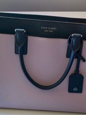 💓💓💓BOGOHO💓💓💓Kate Spade Pink and Navy Saffiano Leather Tote